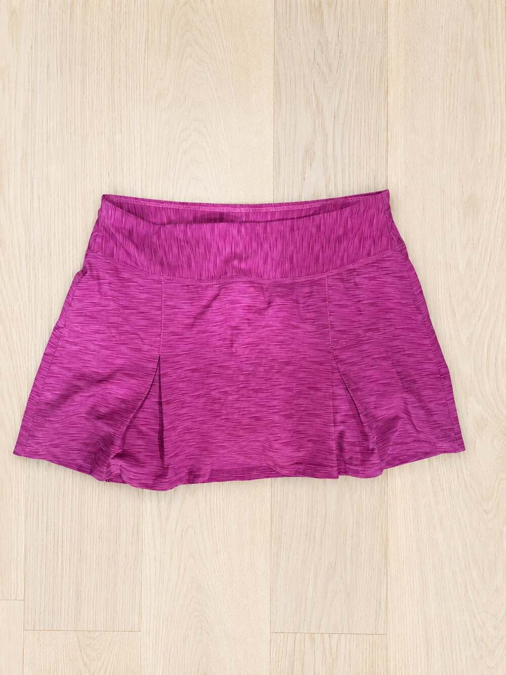 Etonic Heathered Purple Performance Athletic Skort Built-in Shorts Sz S